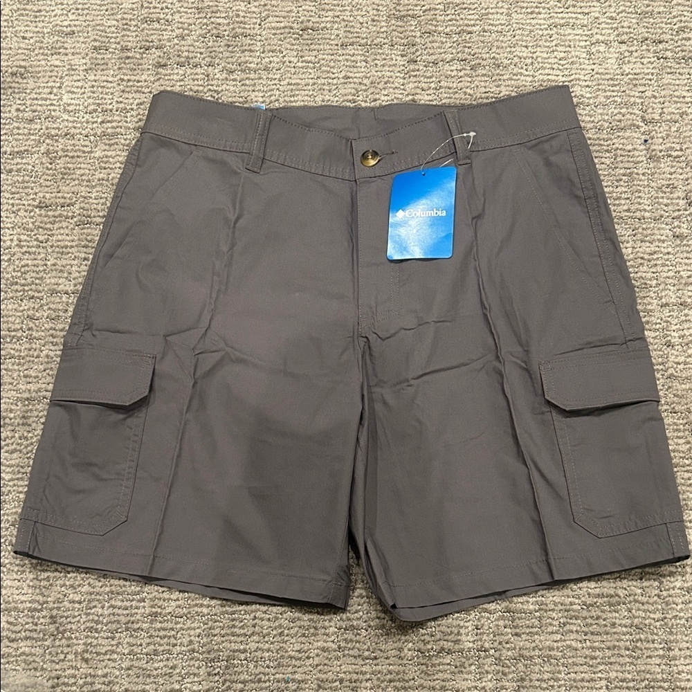 Columbia Men's Charcoal Cargo Shorts 32x8